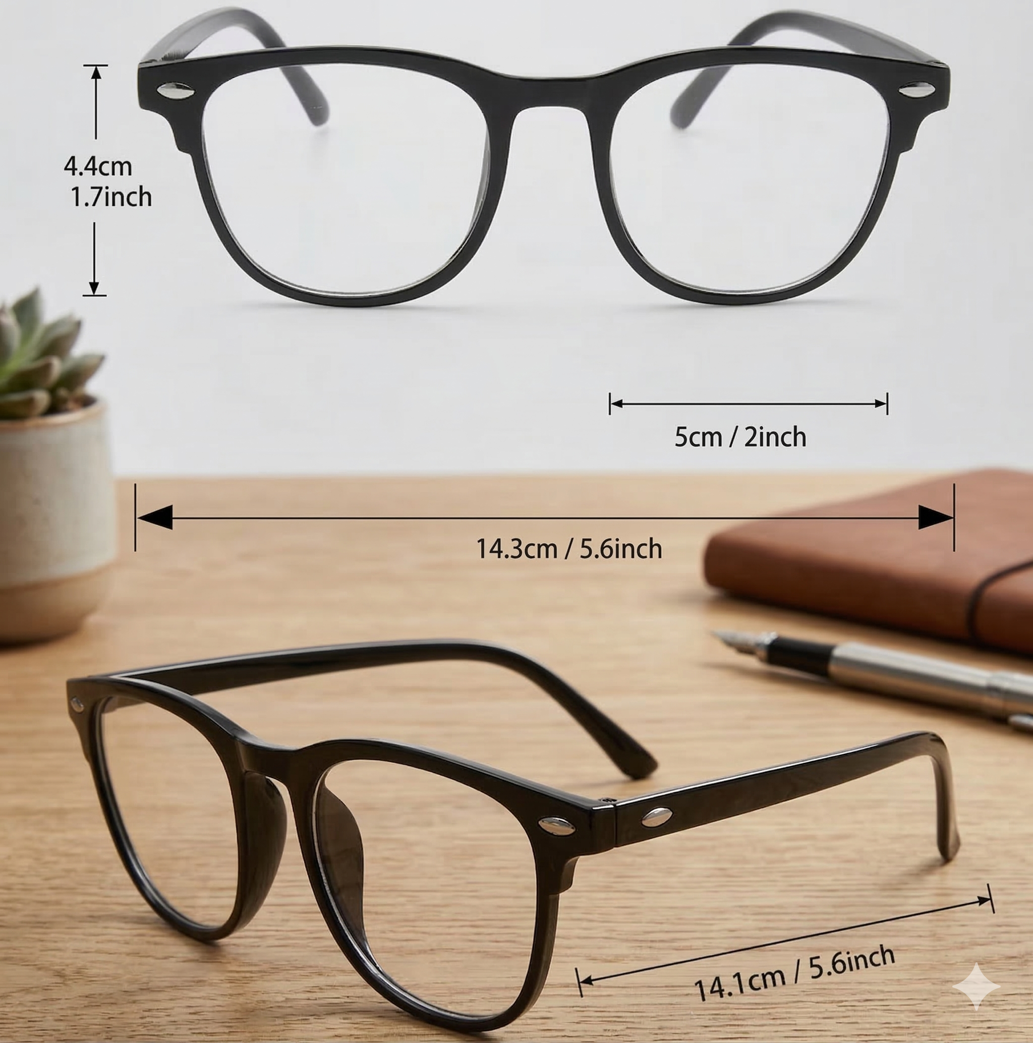 Stylowe Okulary do Pracy przed Ekranem