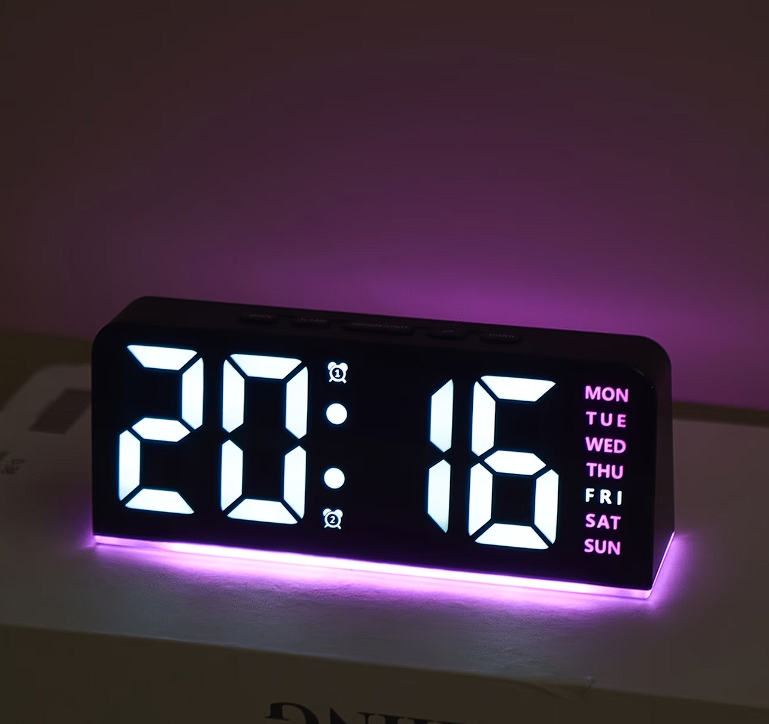 Cyfrowy budzik LED