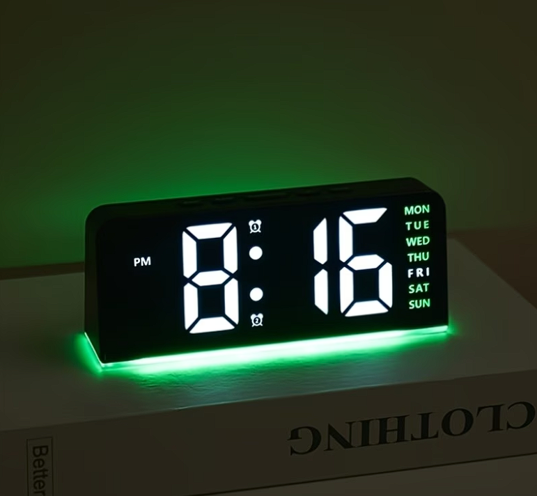 Cyfrowy budzik LED